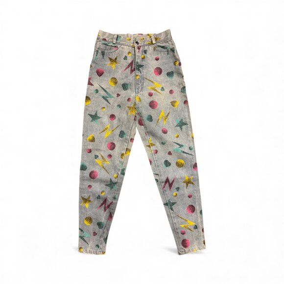 Vintage 80s/90s “Café” Denim Pants | 100% Cotton | VGUC - Picture 2 of 11